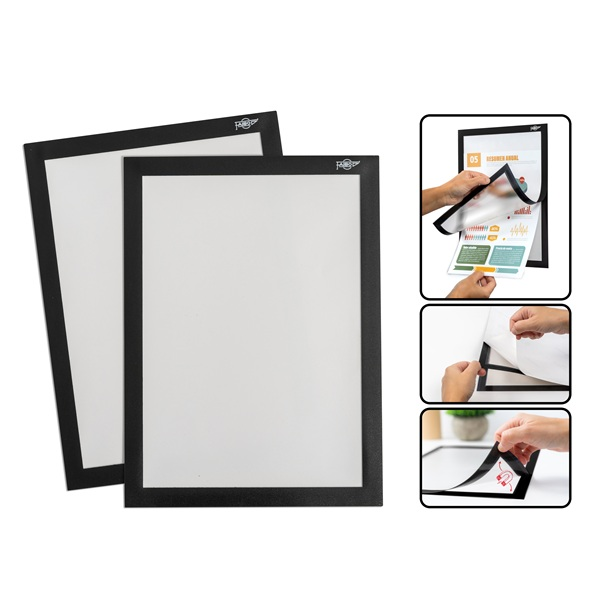 Marcos magnéticos adhesivos A4