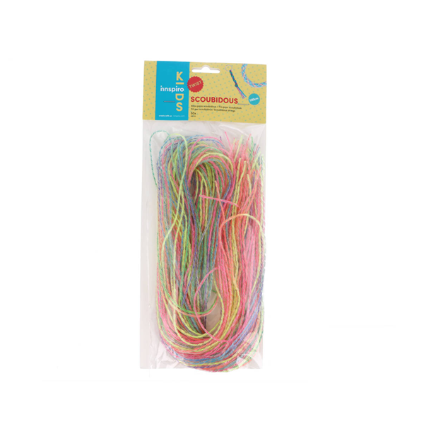 Hilos transparentes twist int. fluorescente Scoubidous