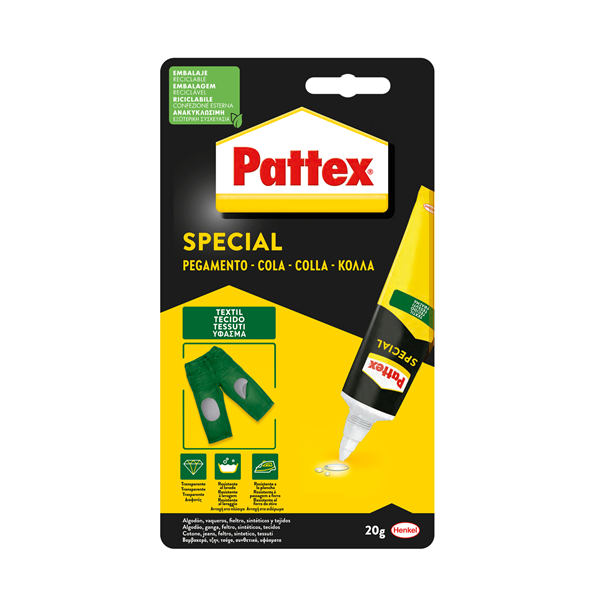Pegamento Pattex especial textil 20 g