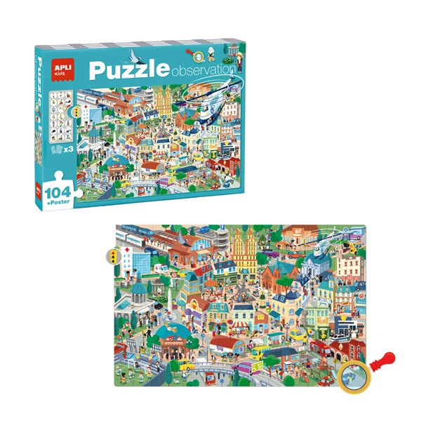 Puzle observation ciudad