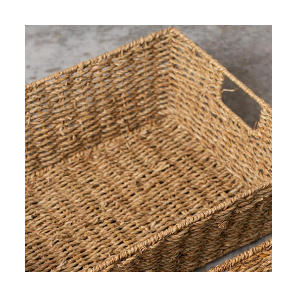 Bandeja seagrass Enova 31x22,5x10 cm