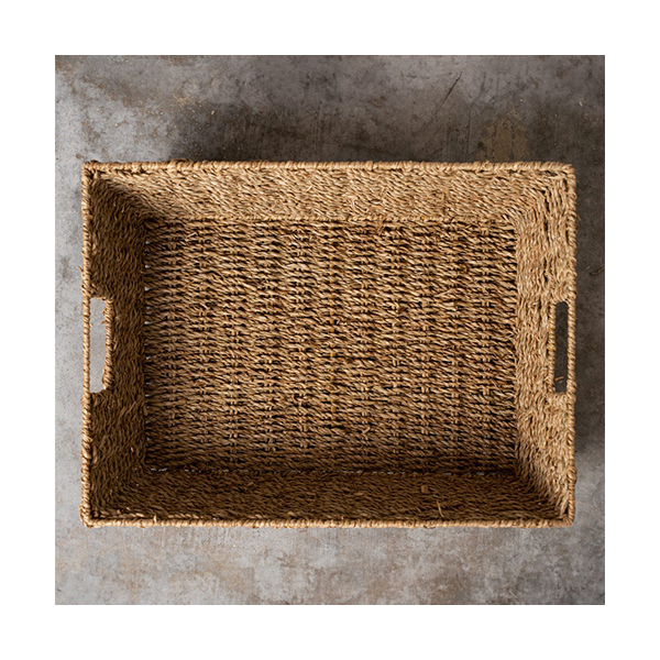 Bandeja seagrass Enova 31x22,5x10 cm