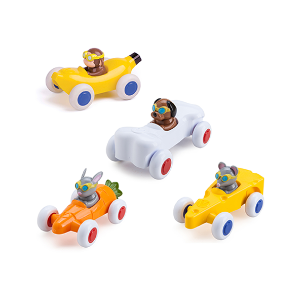 Animales Racing Jumbo 16 piezas