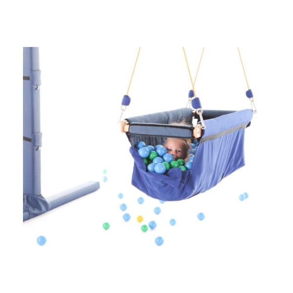 Columpio terapéutico sensorial con pelotas