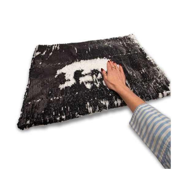 Almohadilla ponderada 3 kg con lentejuelas 47×40 cm