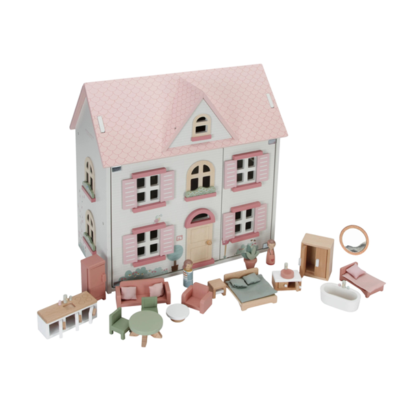Casa muñecas de madera