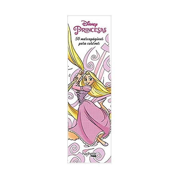 Marcapáginas para colorear Disney Princesas