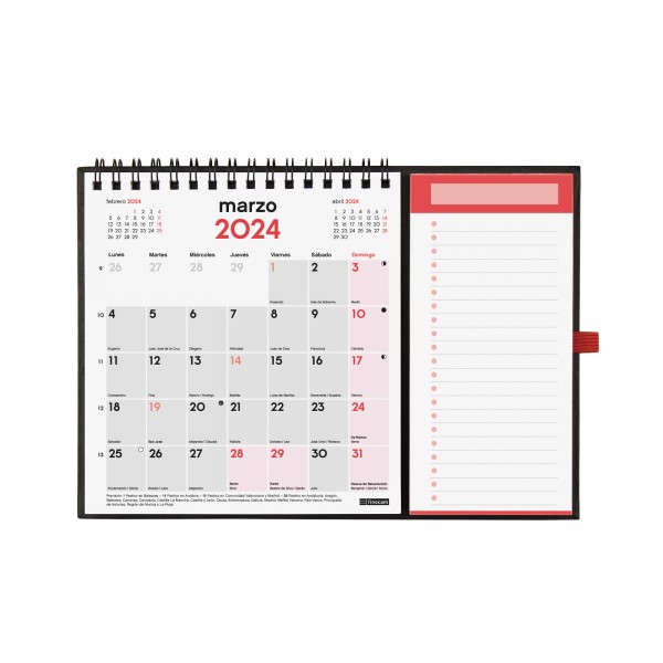 Calendario 2024 fin pared iman 50024