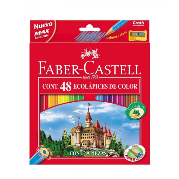 Estuche de 48 colores Eco lapiz Faber Castell