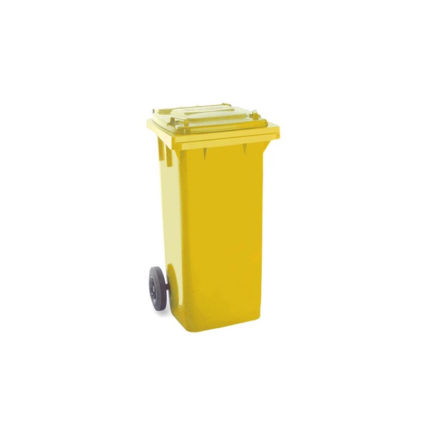 Mo contenedor de residuos 120l amarillo