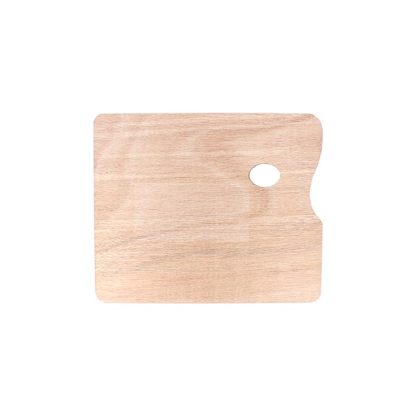 Paleta madera rectang con agujero 25x30