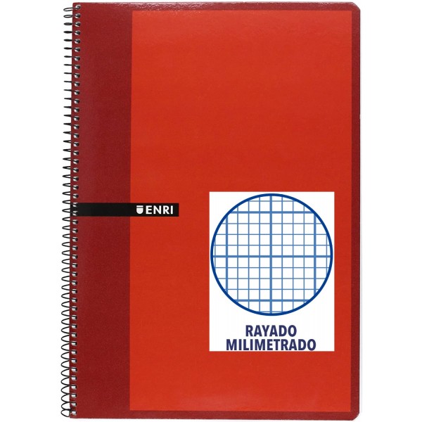 Cuaderno Enri folio 80h. milimetrado