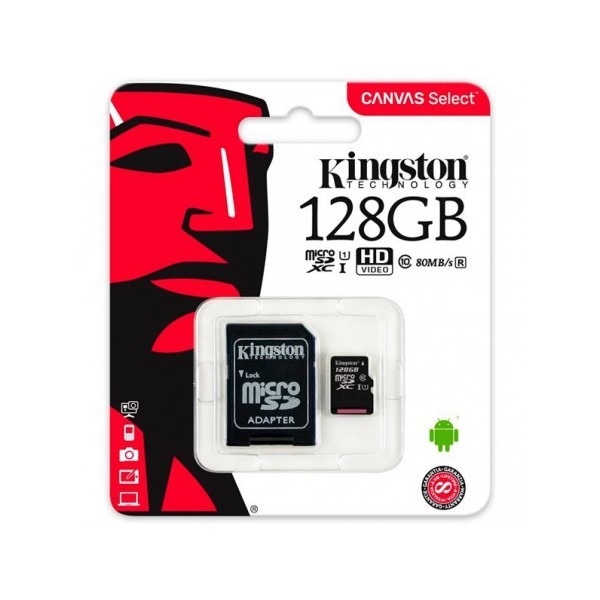 Inf tarjeta memoria micro sdxc 128gb
