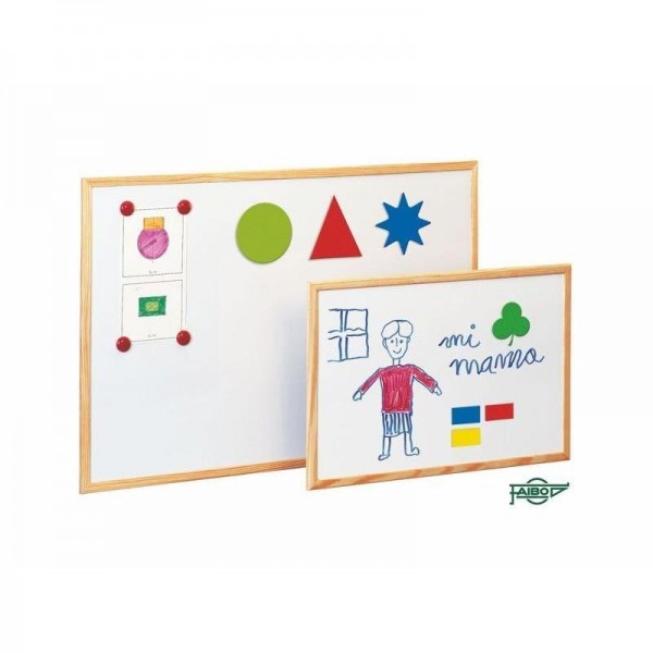 Pizarra Blanca magnetica marco madera 40x60 - Material escolar, oficina y  nuevas tecnologias