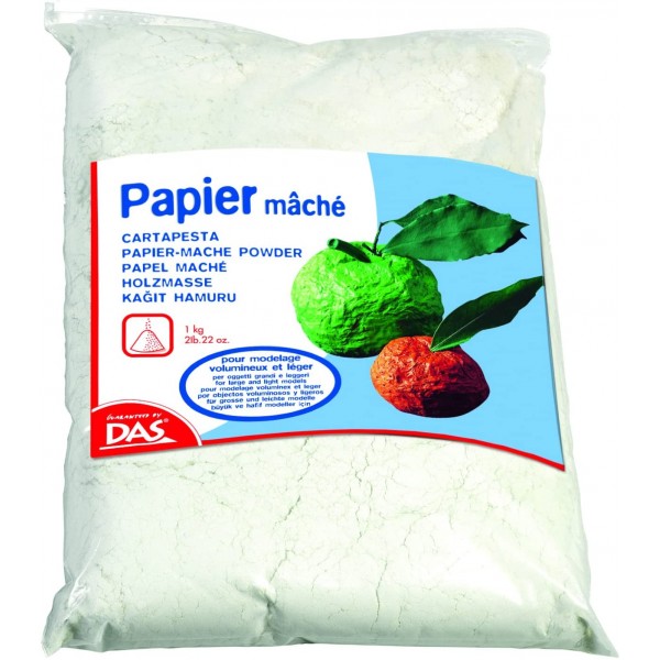 Pasta papel mache 1kg (polvo)