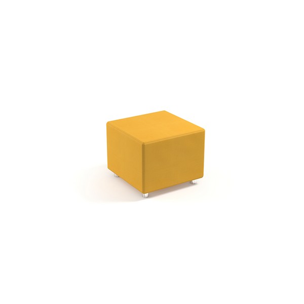 Mo sofa puff cube 45cm ocre