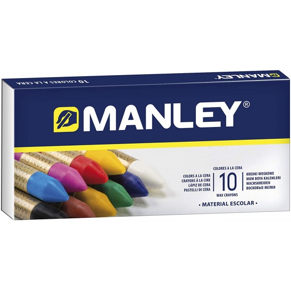 Estuche 10 ceras Manley