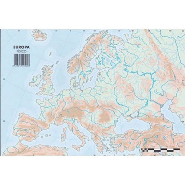 Mapa mudo a4 europa f p50