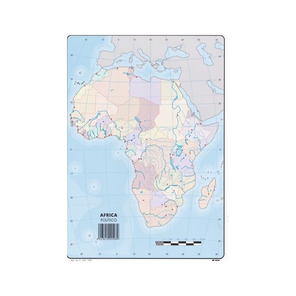 Mapa mudo a4 africa p p50