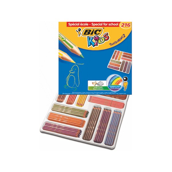 Kit escolar Class Pack Lapices Bic Tropicolors 2