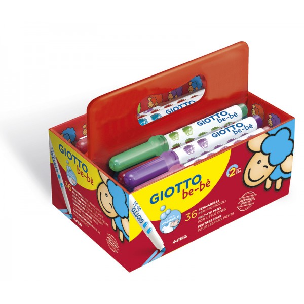 Kit escolar rotuladores Giotto Be-be 36 und.