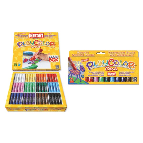 Tempera Playcolor One 12 colores