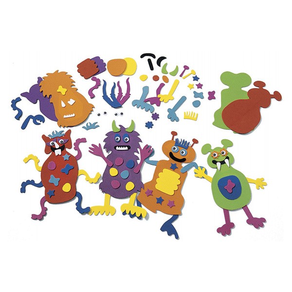 DIYCUT Kit De Costura Creativo De Monstruos De Fieltro | 12 Proyectos De Manualidades Para Niños Y Principiantes, Incluye Tijeras, Agujas E Hilos