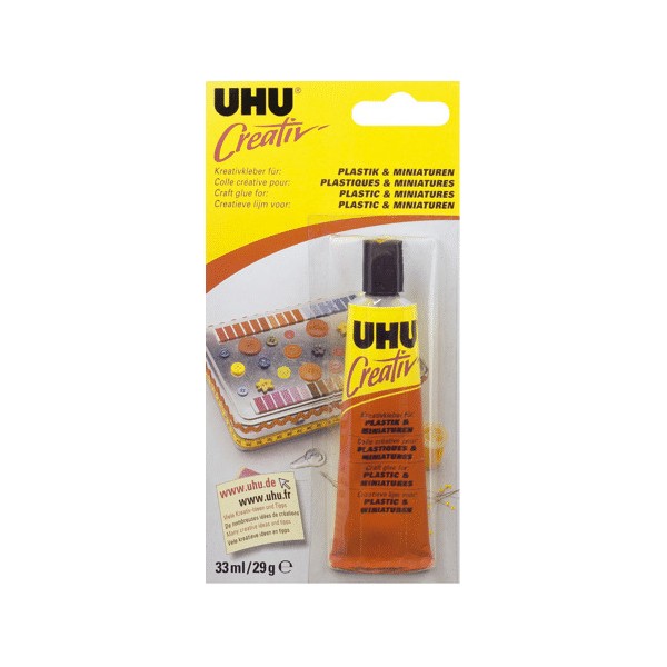 Adhesivo UHU Creativ para plastico y miniaturas